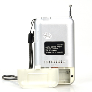 Custom Mini <b>Pocket</b> AM FM Portable Radio Digital Display with Preset Buttons and Lanyard for Daily Use and Outdoor Activities - Product Image 3