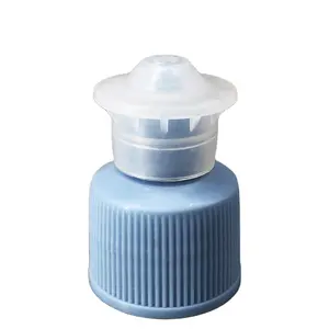 20/410 Push Pull Plastic Caps PP Flip Top Seal for Detergent Bottles PE Ribbed Closure for Cleaning Packing