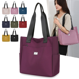 New <b>Nylon</b> Vintage Bohemian Lady Mommy Bag Large Capacity Oxford <b>Tote</b> Handbag Fashion Women Single Shoulder Bags Wholesale Supply - Product Image 1