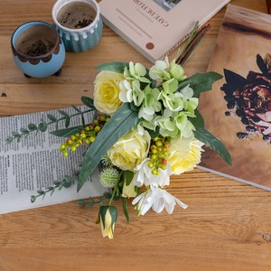 CallaFloral Ramo de Rosas Artificiales de Tela Plástica Tejida para Decoración del Hogar y Bodas CF02048 - Product Image 3
