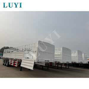 New Hàng Rào Bán Xe Tải Trailer Sử Dụng Cho Chăn Nuôi Vận Chuyển Xe Tải Trailer Gia Súc Tàu Sân Bay Trailer Cho Bán - Product Image 5