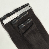 Extensions de cheveux naturels Remy européens de haute qualité, cuticules intactes, double trame, double tirage, teints, invisibles, à clipser, sans couture