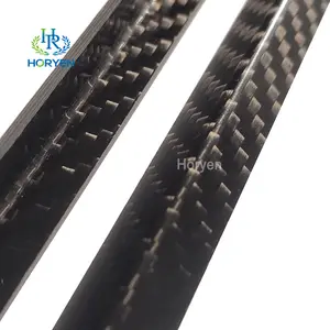 Chống ăn mòn OEM thiết kế đồng bằng Twill bóng Matte sợi carbon L hình dạng hồ sơ