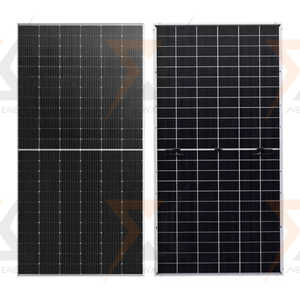 Módulo Fotovoltaico Bifacial de Alta Potencia 590W 610W Directo de Fábrica 144 Celdas Silicio Monocristalino para Uso Comercial - Product Image 2