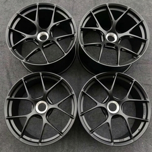 Rines Forjados de Malla Estilo FI-R de 20-21 Pulgadas, 5x130 5x112, Negro Mate para Porsche GT2 <span class=keywords><strong>RS</strong></span> 911 Turbo S <span class=keywords><strong>GT3</strong></span> <span class=keywords><strong>RS</strong></span> - Product Image 1