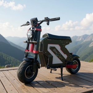 Scooter Eléctrico Potente de 10000W 72V con Doble Motor, Llantas Gruesas de 14 Pulgadas, Arranque NFC, Batería Extraíble de Larga Distancia (85 Millas), Disponible en EE. UU. - Product Image 3