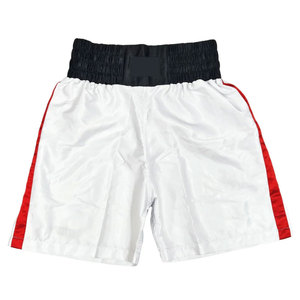Créez vos propres shorts de boxe MMA personnalisés avec impression de logo sur le devant, respirants, à séchage rapide, pour la pratique du Muay Thai et de la boxe. - Product Image 1