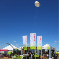 Ballon publicitaire gonflable géant personnalisable en PVC, imprimé UV, certifié CE, hauteur 10-12 pieds, longueur >12 pieds