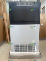 Machine à glaçons WICE de taille moyenne, capacité de production de 90 kg/24h, machine à glaçons commerciale, machine à glaçons pour café, économie d'énergie