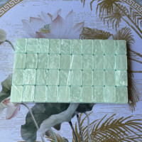 Ensemble de Mahjong Fengcai moderne et coloré en acrylique de luxe, perles fluides, écologique, durable, portable, cadeaux de divertissement