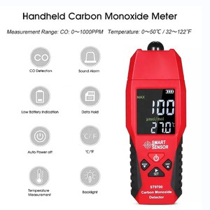 Détecteur numérique de monoxyde de carbone ST9700, mesureur de gaz CO pour la concentration des émissions d'échappement automobile - Product Image 2
