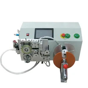 LA-45 Automatic Counting Wire Cutting Coil Machine Roller Roll Reel Winding Machine Tie data Cable Making Machine