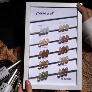 10 couleurs quatre saisons glace pénétrant armure huile Gel 2025 nouvelle couleur nue gelée couleur Jade graisse costume exclusif pour les salons de manucure - Product Image 3