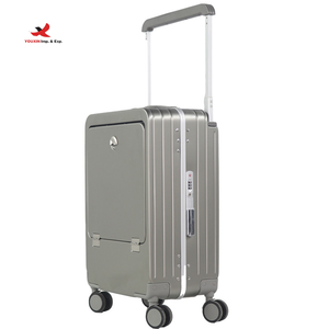 Multi-Functional Luxury Carry-On <b>Suitcase</b> with PC Frame Spinner Trolley Business Travel Luggage GZ RTS Bulk Mixed Order - Product Image 2