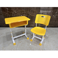 Chaise d'étudiant de haute qualité mobilier scolaire Table d'étudiant meubles de salle de classe lecture bureau d'étudiant et ensemble de chaises pour le lycée
