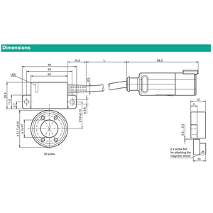 Encodeur rotatif incrémental Pepperl+Fuchs MNI20N-0H02DY41N-00100:02 pour le contrôle du mouvement industriel - Product Image 5