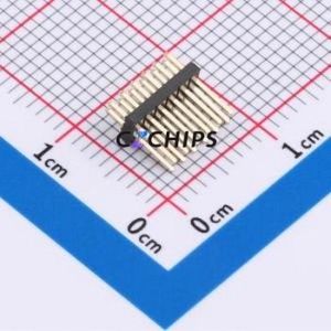 1271WV-2x6P Pin Header Through hole Component (THT),P=1.27mm Connector 2x6P 1.27mm Pin Header Through Hole - Product Image 1