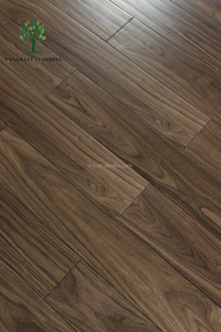 Longwell พื้นไม้แข็งพื้นไม้ปาร์เก้สีน้ำตาลวอลนัทสีดำลายซิกแซก - Product Image 5