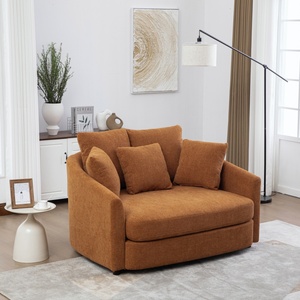 Poltrona Chaise Longue Moderna Imbottita e Resistente, Comoda Poltrona Oversize con Rivestimento, Seduta Profonda per Lettura, Poltrona da <span class=keywords><strong>Soggiorno</strong></span> - Product Image 2
