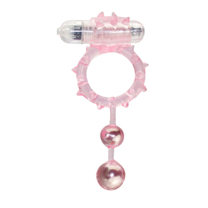 Anneau vibrant pour pénis Ball Banger, design à 2 billes, vibration ON/OFF, prolonge l'éjaculation, soutient l'érection, jouet de plaisir masculin, aphrodisiaque - Product Image 5