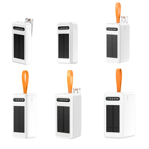 Batterie externe <span class=keywords><strong>solaire</strong></span> grande capacité 80000 mAh pour <span class=keywords><strong>iPhone</strong></span>, <span class=keywords><strong>chargeur</strong></span> portable 60000 mAh 50000 mAh 40000 mAh 30000 mAh 20000 mAh personnalisable - Product Image 1