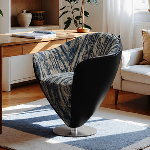 Sillón individual de lujo de estilo italiano, giratorio, de diseño, minimalista, moderno, para el hogar, dormitorio, <span class=keywords><strong>maquillaje</strong></span> - Product Image 4
