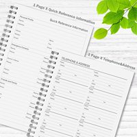 Cahiers à spirale Wire-O personnalisés A5 Cahiers planificateur Agendas doublés, pointillés, impression simple