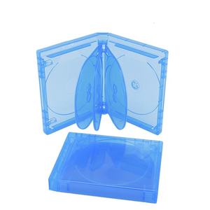 25mm 10 Disc Black PP <b>DVD</b> Case Foldable Multi Disc <b>Storage</b> <b>Box</b> for CD VCD <b>DVD</b> Wedding Car Mount Use - Product Image 1