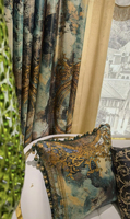 Tissu Jacquard Haute Précision 35% Polyester 65% Rayonne à Motifs Dorés : Esthétique Baroque Icône Rencontre le Luxe Léger Moderne