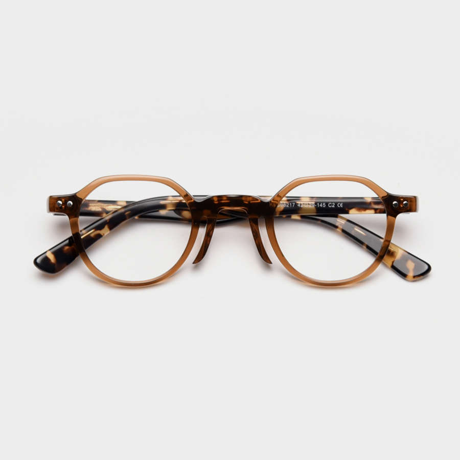 Tính Cách Retro tấm khung cận thị kính hợp thời trang nữ Ins Đỏ net hình dạng lõm handmade Gương phẳng nam