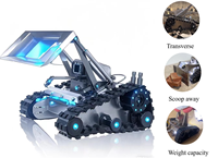 Robot de eliminación de estiércol automático X6 para aves de corral, para limpieza de suelos de granja con pala, 1/2"