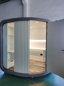 Cabine de <span class=keywords><strong>réunion</strong></span> acoustique insonorisée moderne, 1 place, espace de travail individuel, bureau portable, pod mobile individuel - Product Image 6