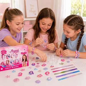 Lovely Butterfly Hairband Set Girls DIY Bracelet Plastic Alice <b>Headbands</b> Cartoon <b>Bow</b> Craft Gift Retail Pack Bulk - Product Image 2