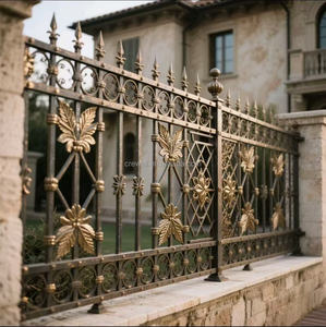 Main courante <span class=keywords><strong>en</strong></span> bois élégante et moderne pour intérieur, <span class=keywords><strong>rampe</strong></span> <span class=keywords><strong>d</strong></span>'<span class=keywords><strong>escalier</strong></span> pour balcon et intérieur personnalisée avec design <span class=keywords><strong>en</strong></span> fer forgé et acier inoxydable - Product Image 1