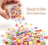 Accessoires en résine transparents à motifs animaux de dessin animé en gros pour boîtes de rangement DIY, coques de téléphone portable et colle crème