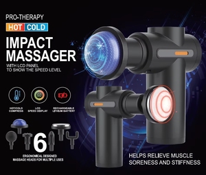 Беспроводной термотерапевтический массажный пистолет, спортивный выпуск, Электрический массажер для мышц с глубокой вибрацией ткани - Product Image 5