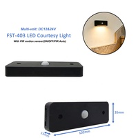 Mini-lampes d'escalier de 4 pouces pour camping-car, éclairage de courtoisie 12V DC 1W pour cabine de camping-car, escaliers de caravane, intérieur de camion, VTT, fourgonnette