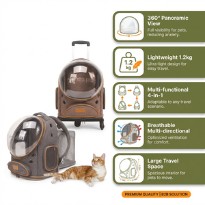 Вместительный легкий рюкзак для кошек и собак - Product Image 4