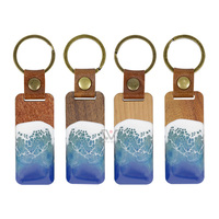 Porte-clés en bois en gros, porte-clés personnalisés avec logo gravé, porte-clés en bois vierges pour gravure
