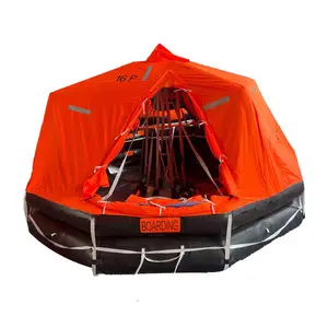 Good Quality Devit-launched Type Inflatable Liferaft For Marine Rescue