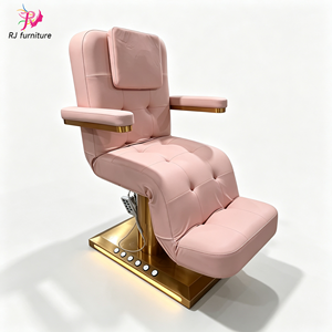 Cama de Tratamiento de Belleza Eléctrica de Lujo, 3 Motores, Altura Ajustable, Silla de Masaje Facial Reclinable, Cama de Spa Cosmética - Product Image 3