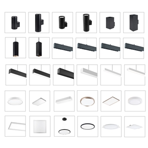 Zhongshan Lighting Fabricante Embedded Downlight <span class=keywords><strong>LED</strong></span> Lampara <span class=keywords><strong>De</strong></span> <span class=keywords><strong>Pared</strong></span> Pendant Luz Lineal <span class=keywords><strong>De</strong></span> Techo Luz Magnetic Track Light - Product Image 5