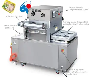 Modified Atmosphere Packaging MAP Vaccum Sealer for Trays Automatic Vaccum Sealing Machine Vacuum Packing Machine