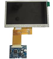 Panel Layar LCD TFT IPS 4,3 inci dengan Resolusi 480x272 Antarmuka RGB 24-bit Warna Penuh Kecerahan 1000 Cd/m dengan Lampu Latar LED