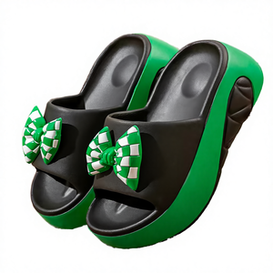 Sandalias de Verano para Mujer, Antideslizantes, Cómodas, Suaves, con Punta Abierta, Bonitas, Transpirables, para Exteriores, con Lazo, Estilo Informal - Product Image 2