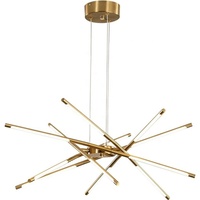 Lustre LED de style nordique au design moderne, long, à hauteur réglable, pour salon, salle à manger, chambre, villa, hôtel, décoration intérieure