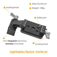 KAMPHO RS2/RS3/RS3 Pro Support de caméra vertical robuste pour DJI RS 2/3/3Pro Tiktok Youtube Video Extended Vertical Shooting