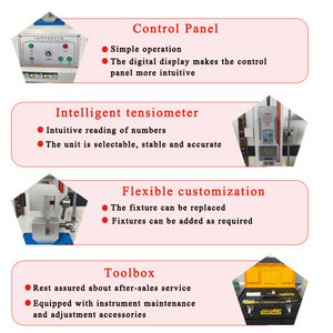 Die einfache Zugprüfmaschine vom Typ Tensiometer ist einfach zu bedienen. - Product Image 6