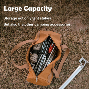 Sac à outils de luxe robuste et imperméable, organisateur de rangement portable en toile avec fermeture éclair, pochette personnalisable avec logo - Product Image 6