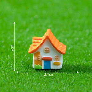 Figuras de Casas en Miniatura de Resina Coloridas y Adorables, Decoración de Micropaisajes para Jardín de Hadas, Casa de Muñecas, Bonsái y Manualidades - Product Image 6
